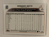 #17 Gregory Soto Detroit Tigers 2022 Topps Series 1 Baseball Card MLB