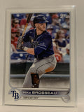 #223 Mike Brosseau Tampa Bay Rays 2022 Topps Series 1 Baseball Card MLB