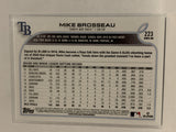 #223 Mike Brosseau Tampa Bay Rays 2022 Topps Series 1 Baseball Card MLB