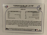 #109 Roger's Centre Toronto Blue Jays 2022 Topps Series 1 Baseball Card MLB