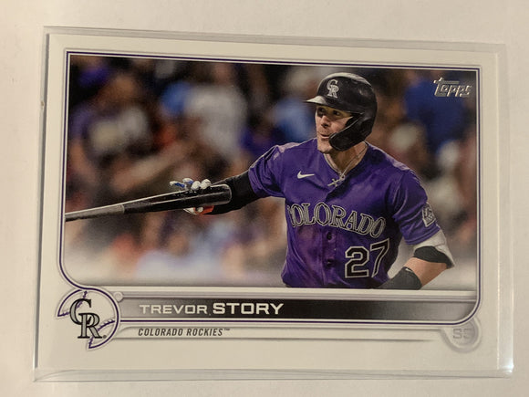 #260 Trevor Story Colorado Rockies 2022 Topps Series 1 Baseball Card MLB