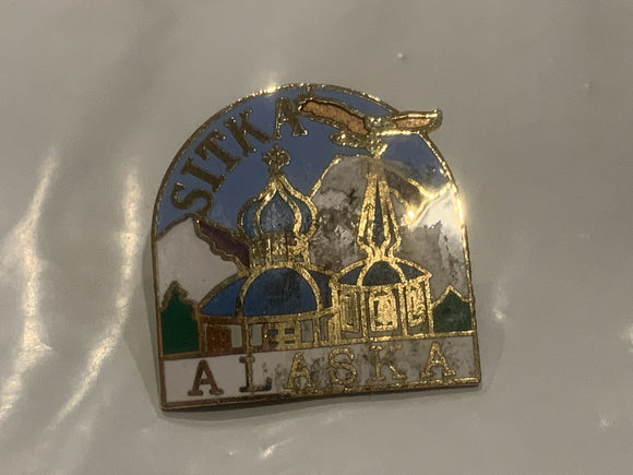 Sitka Alaska Logo Lapel Hat Pin DS