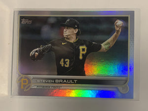 #307 Steven Brault Rainbow Pittsburgh Pirates 2022 Topps Series 1 Baseball Card MLB