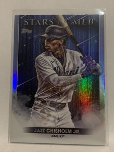 #SMLB-10 Jazz Chisholm Jr Stars of MLB Miami Marlins 2022 Topps Series 1 Baseball Card MLB