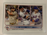 #146 Tatis Jr Duvall Alonso Home Run Leaders 2022 Topps Series 1 Baseball Card MLB