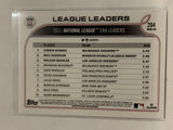 #204 Burnes Scherzer Buehler ERA Leaders 2022 Topps Series 1 Baseball Card MLB