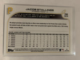 #286 Jacob Stallings Pittsburgh Pirates 2022 Topps Series 1 Baseball Card MLB