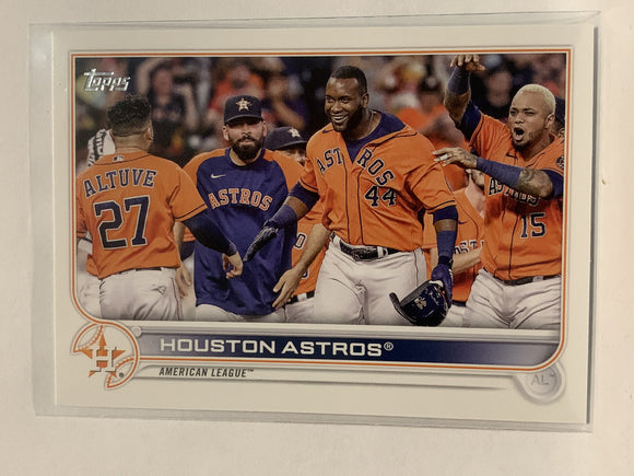 #136 Minute Maid Park Houston Astros 2022 Topps Series 1 Baseball Card MLB