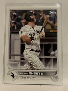 #12 Gavin Sheets Rookie Chicago White Sox 2022 Topps Series 1 Baseball Card MLB