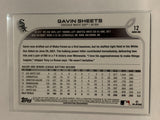 #12 Gavin Sheets Rookie Chicago White Sox 2022 Topps Series 1 Baseball Card MLB