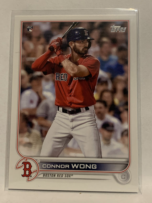 #66 Connor Wong Rookie Boston Red Sox 2022 Topps Series 1 Baseball Card MLB