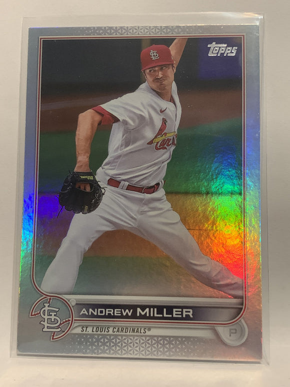 #39 Andrew Miller Rainbow St Louis Cardinals 2022 Topps Series 1 Baseball Card MLB