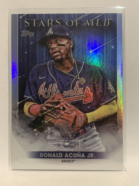 #SMLB-22 Ronald Acuna Jr Stars of MLB Atlanta Braves 2022 Topps Series 1 Baseball Card MLB