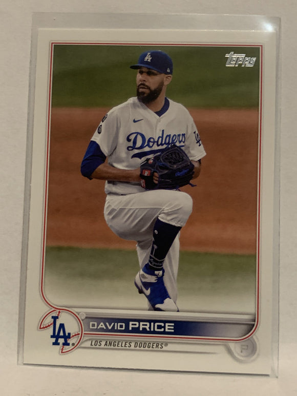 #40 David Price  Los Angeles Dodgers 2022 Topps Series 1 Baseball Card MLB