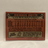 #605 Dennis Boyd Boston Red Sox 1986 Topps Baseball Card IH