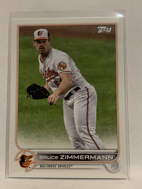 #157 Bruce Zimmermann Baltimore Orioles 2022 Topps Series 1 Baseball Card MLB