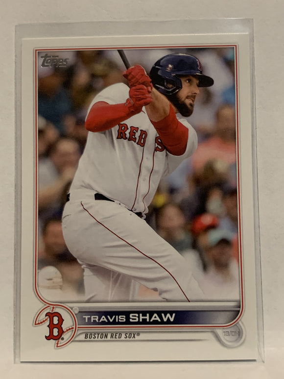 #88 Travis Shaw Boston Red Sox 2022 Topps Series 1 Baseball Card MLB