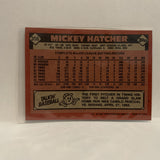 #356 Mickey Hatcher Minnesota Twins 1986 Topps Baseball Card IH