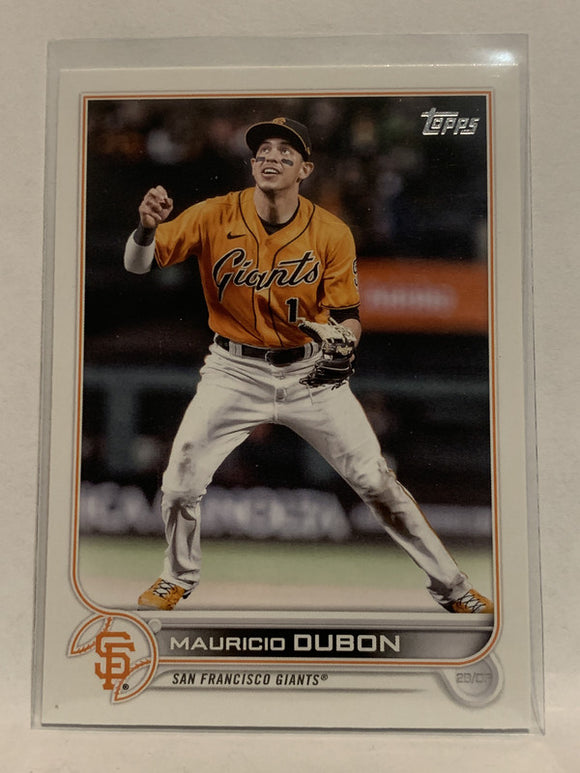 #246 Maricio Duban San francisco Giants 2022 Topps Series 1 Baseball Card MLB