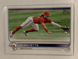 #126 Bo Bichette   Toronto Blue Jays 2022 Topps Series 1 Baseball Card MLB