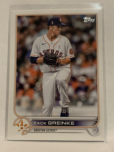 #51 Zack Greinke Houston Astros 2022 Topps Series 1 Baseball Card MLB