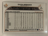 #51 Zack Greinke Houston Astros 2022 Topps Series 1 Baseball Card MLB