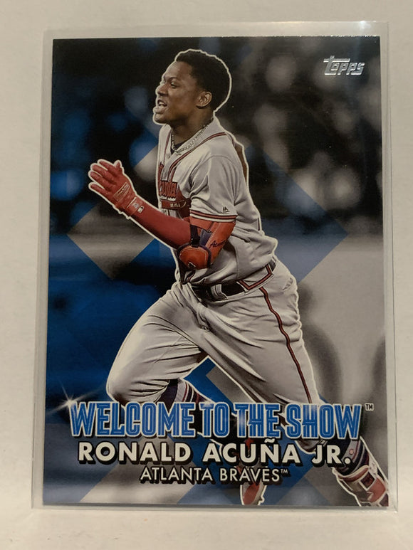 #WTTS-12 Ronald Acuna Jr   Atlanta Braves 2022 Topps Series 1 Baseball Card MLB