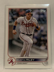 #115 Austin Riley Atlanta Braves 2022 Topps Series 1 Baseball Card MLB