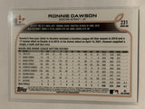 #231 Ronnie Dawson Rookie Houston Astros 2022 Topps Series 1 Baseball Card MLB