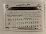 #197 Alex Krilloff Future Stars Rookie Minnesota Twins 2022 Topps Series 1 Baseball Card MLB