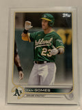 #294 Yan Gomes Oakland Athletics 2022 Topps Series 1 Baseball Card MLB