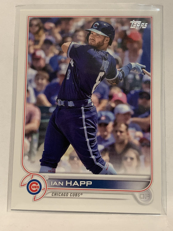 #143 Ian Happ Chicago Cubs 2022 Topps Series 1 Baseball Card MLB