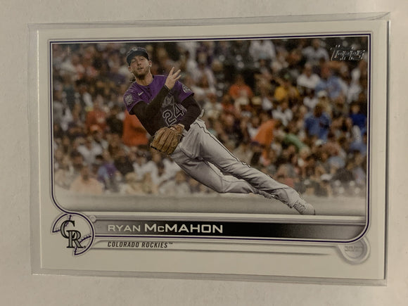 #132 Ryan McMahon Colorado Rockies 2022 Topps Series 1 Baseball Card MLB