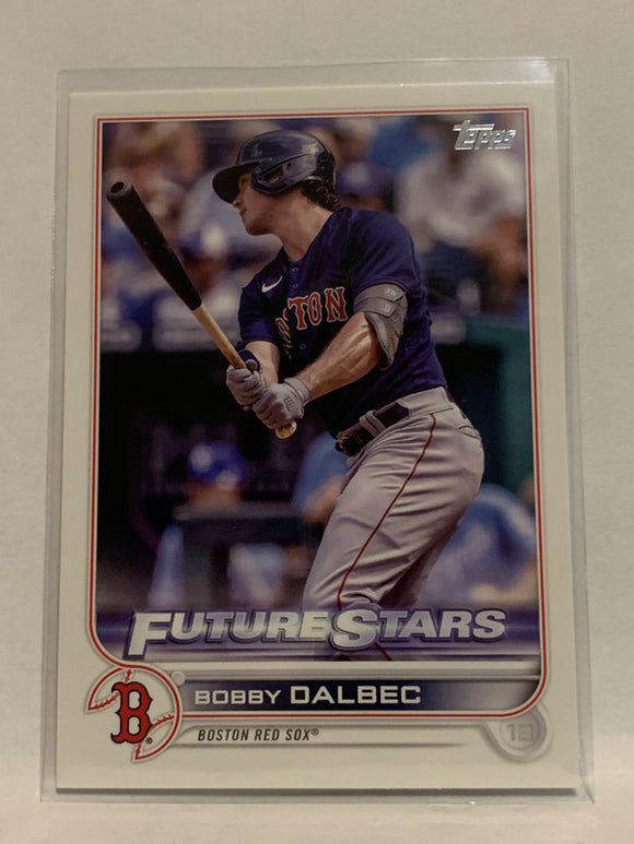 #7 Bobby Dalbec Future Stars Rookie Boston Red Sox 2022 Topps Series 1 Baseball Card MLB