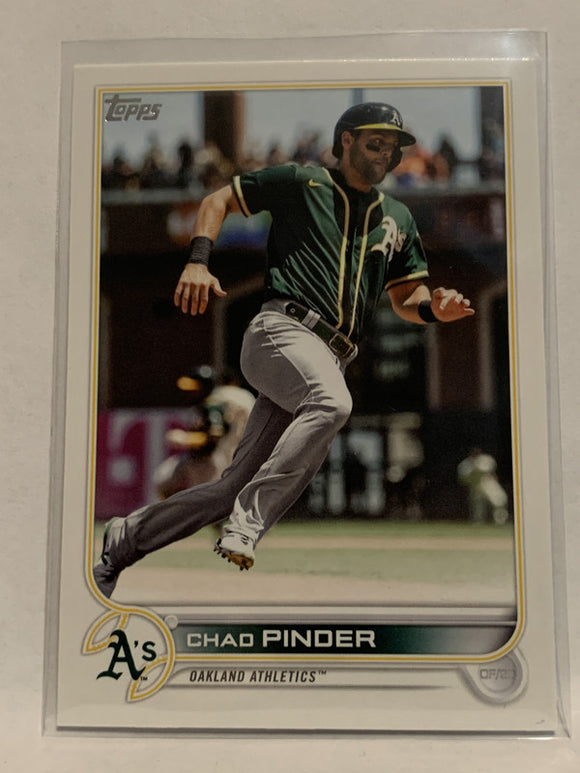 #95 Chad Pinder Oakland Athletics 2022 Topps Series 1 Baseball Card MLB