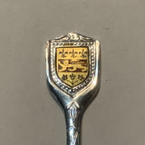 Quebec Flag Crest Collectable Souvenir Spoon DO