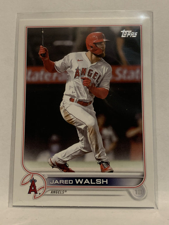 #154 Jared Walsh Los Angeles Angels 2022 Topps Series 1 Baseball Card MLB