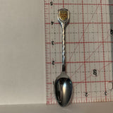 Quebec Flag Crest Collectable Souvenir Spoon DO