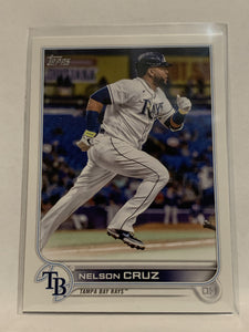 #104 Nelson Cruz Tampa Bay Rays 2022 Topps Series 1 Baseball Card MLB