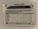 #308 Sammy Long Rookie San francisco Giants 2022 Topps Series 1 Baseball Card MLB