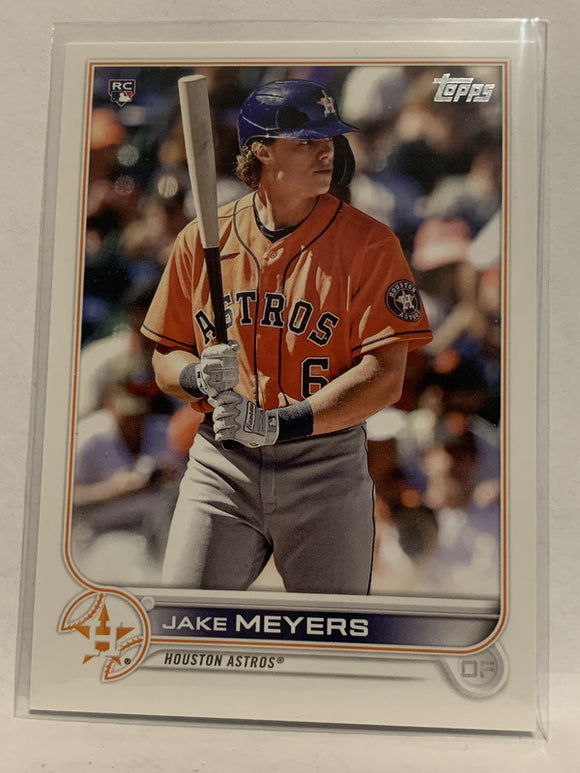 #295 Jake Meyers Rookie Houston Astros 2022 Topps Series 1 Baseball Card MLB