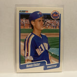 #202 Kevin Elster New York Mets 1990 Fleer Baseball Card IK