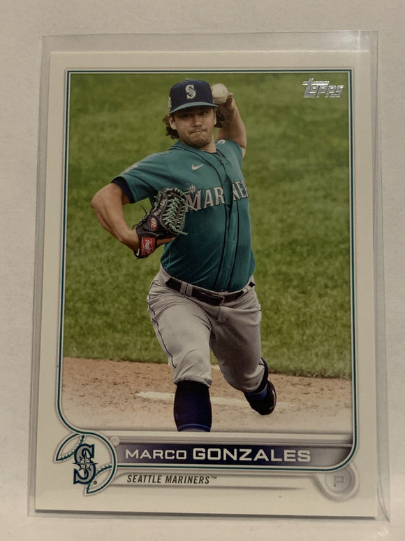 #112 Marco Gonzales Seattle Mariners 2022 Topps Series 1 Baseball Card MLB