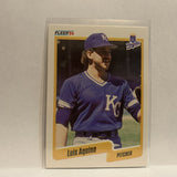 #101 Luis Aquino Kansas City Royals 1990 Fleer Baseball Card IK