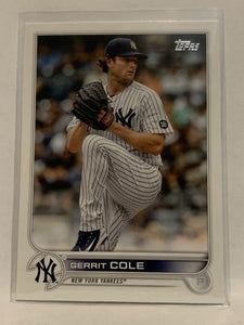 #35 Gerrit Cole New York Yankees 2022 Topps Series 1 Baseball Card MLB