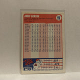 #29 Andre Dawson Chicago Cubs 1990 Fleer Baseball Card IK