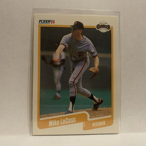 #59 Mike Lacoss San Francisco Giants 1990 Fleer Baseball Card IK