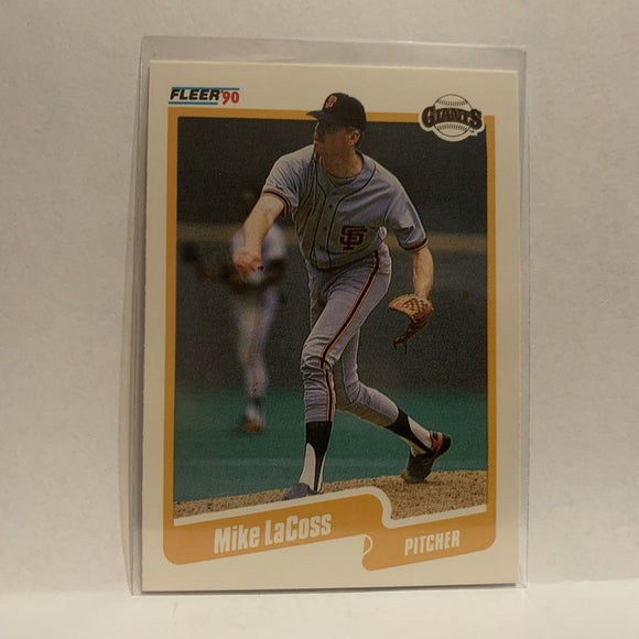 #59 Mike Lacoss San Francisco Giants 1990 Fleer Baseball Card IK