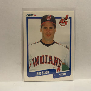 #486 Bud Black Cleveland Indians 1990 Fleer Baseball Card IL