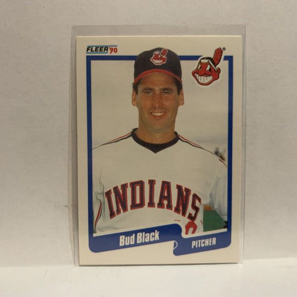 #486 Bud Black Cleveland Indians 1990 Fleer Baseball Card IL